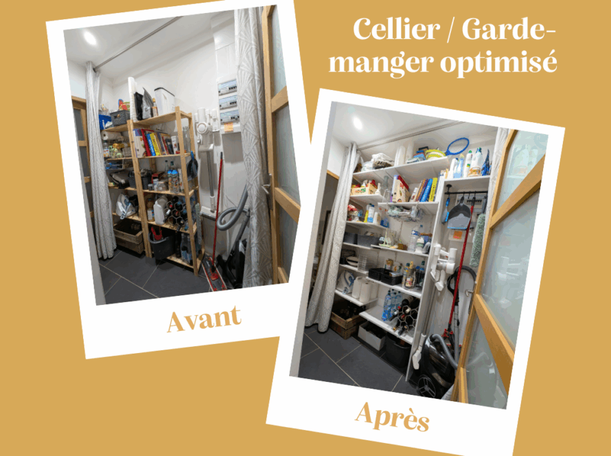 Coaching en rangement : un cellier optimisé du sol au plafond